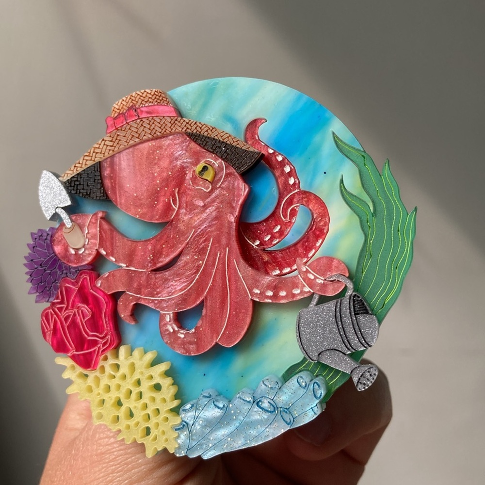 Gory Dorky - Octopus Garden Brooch
